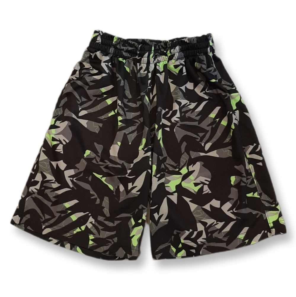 Xersion Quick Dri Shorts Abstract Camo Elastic Waist Sporty Boys Size Small 8